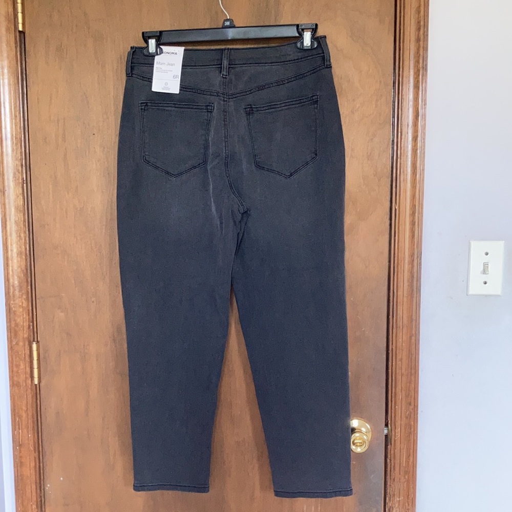 Sonoma mom jean ultra high rise retro jean with stretch size 6 - Picture 6 of 14